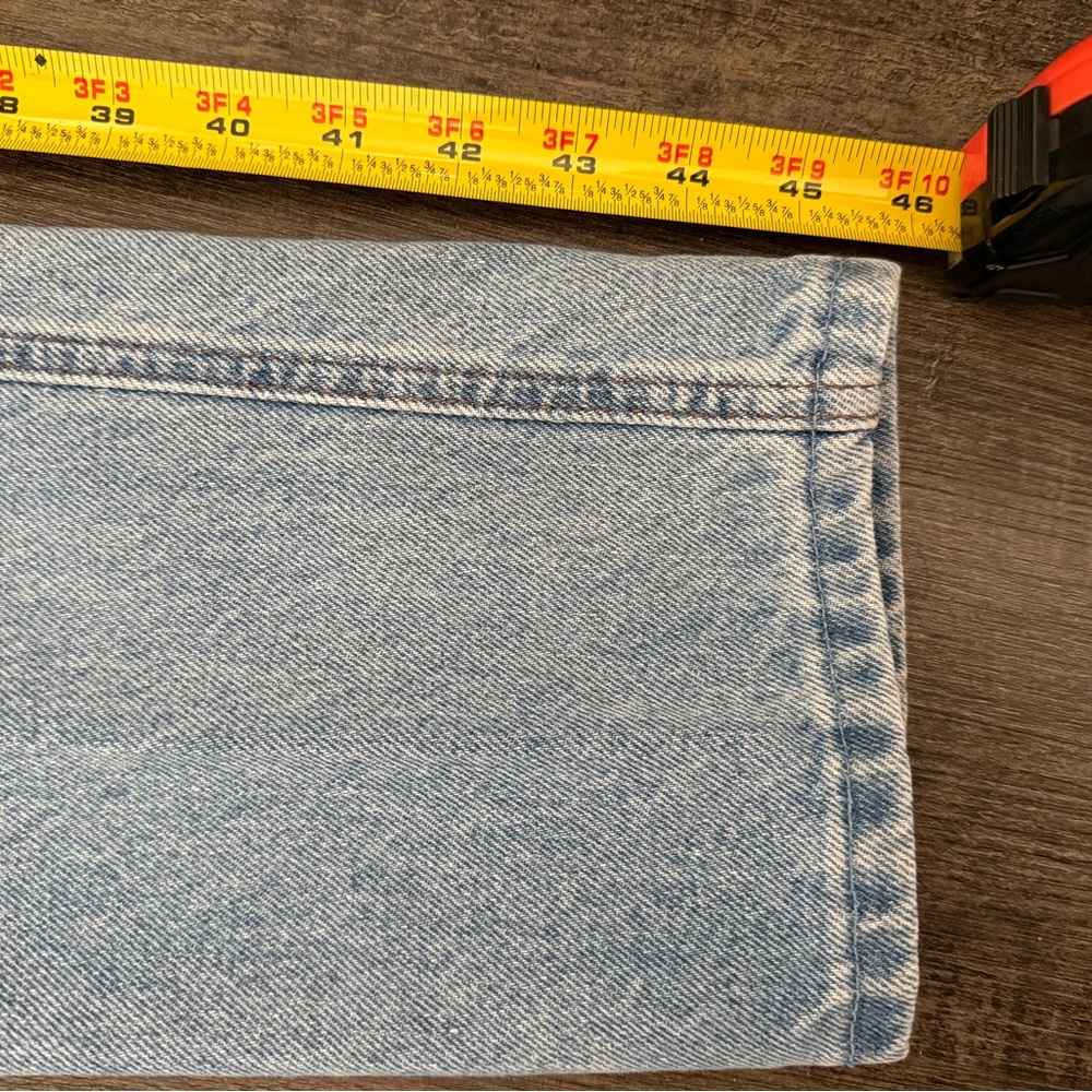 Rockies Authentic Vintage Light Blue Jeans with unique Mountain patch on back. - Picture 9 of 15